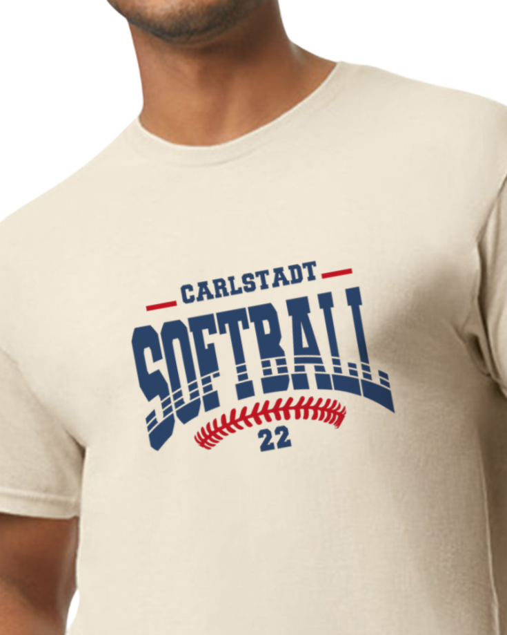 Adult Carlstadt Softball Tee (Customizable)